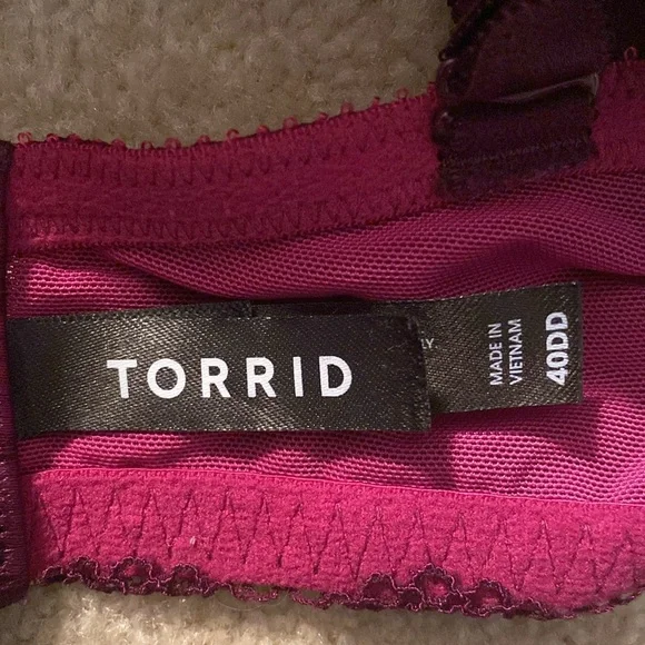 Torrid 40DD underwire lace bra great condition! - Picture 6 of 7